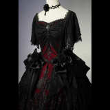 LingXi Lolita Nightmare Lilith Gothic Lolita Dress