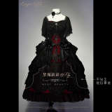 LingXi Lolita Nightmare Lilith Gothic Lolita Dress