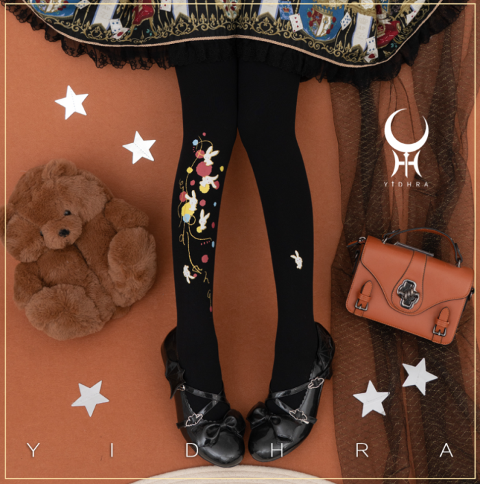 Yidhra the Sky is full of Rabbits Lolita Tights