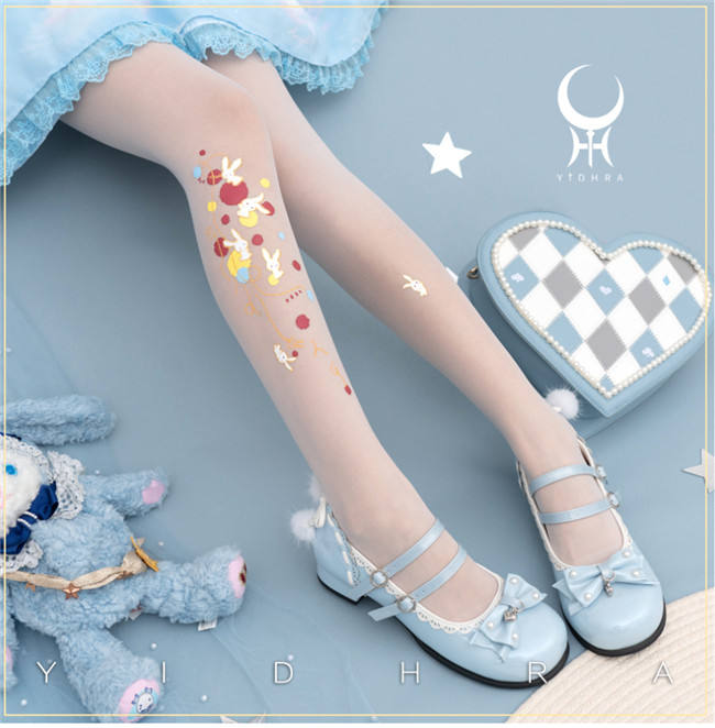 Yidhra the Sky is full of Rabbits Lolita Tights