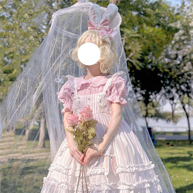 unicolor Cotton Lolita Blouse