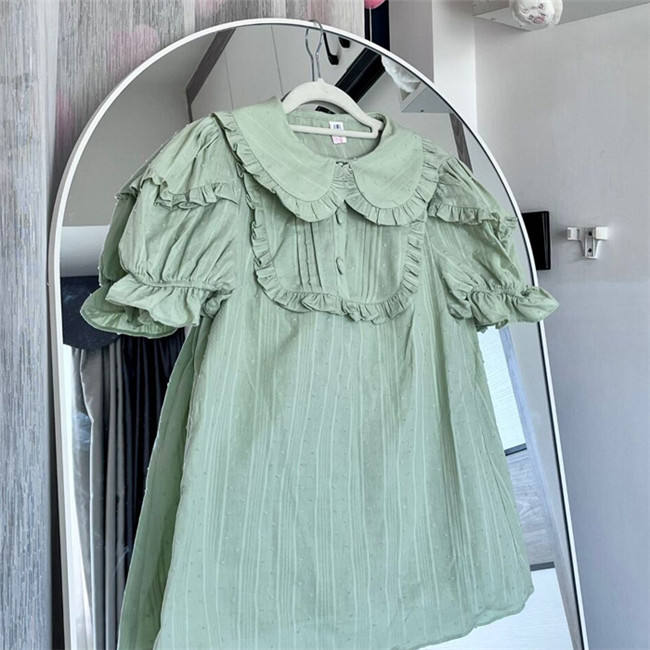unicolor Cotton Lolita Blouse