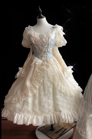 Crown Wedding Dress Lolita One Piece Dress