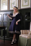 Rose Waltz by Aurora Borealis Elegant Lolita Long Sleeves OP - Ready Made