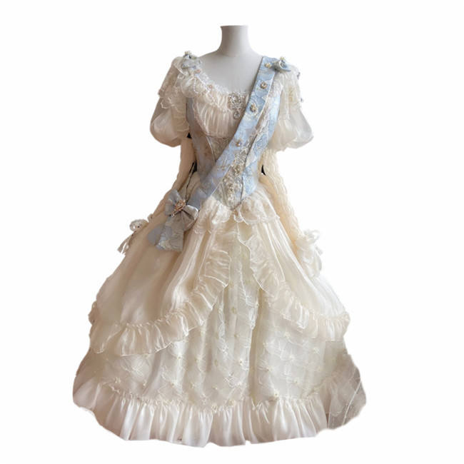 Crown Wedding Dress Lolita One Piece Dress