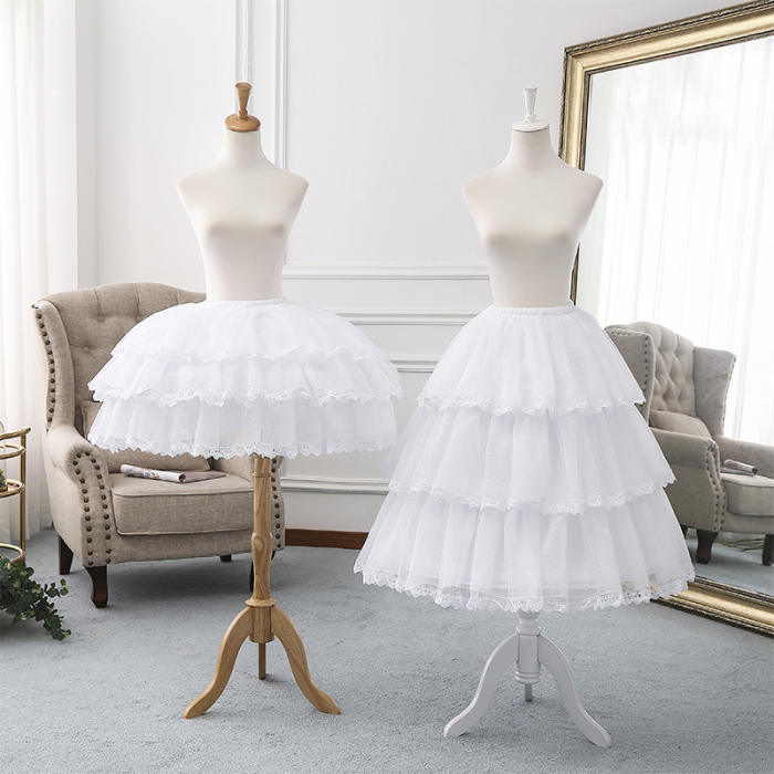 50-70cm Super Flexible Fishbone Lolita Petticoat Shape and Length Adjustable