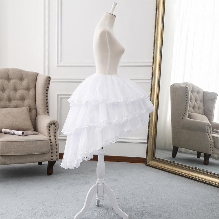 50-70cm Super Flexible Fishbone Lolita Petticoat Shape and Length Adjustable
