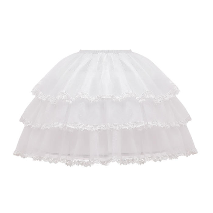 50-70cm Super Flexible Fishbone Lolita Petticoat Shape and Length Adjustable
