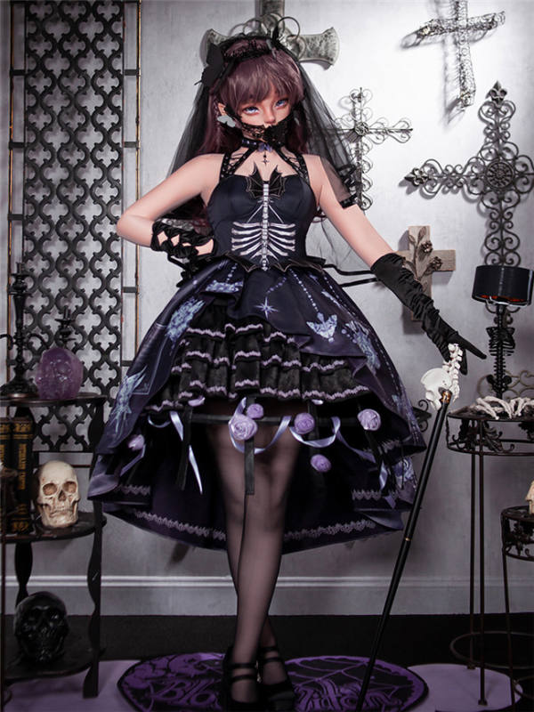 Skeletons Feast Gothic Lolita Dress Jumpers