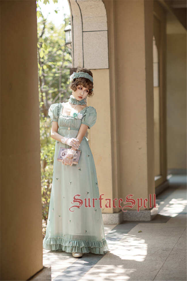 Surface Spell Spring Appointment Empire Lolita Dress