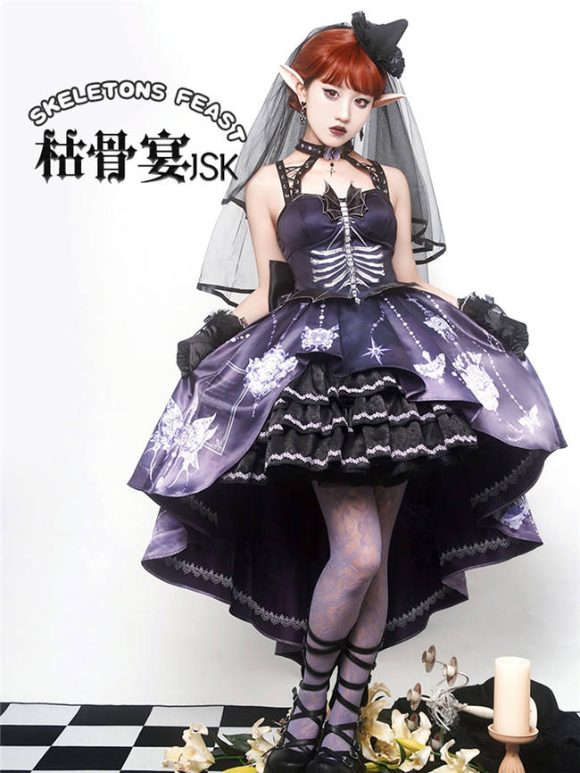 Skeletons Feast Gothic Lolita Dress Jumpers