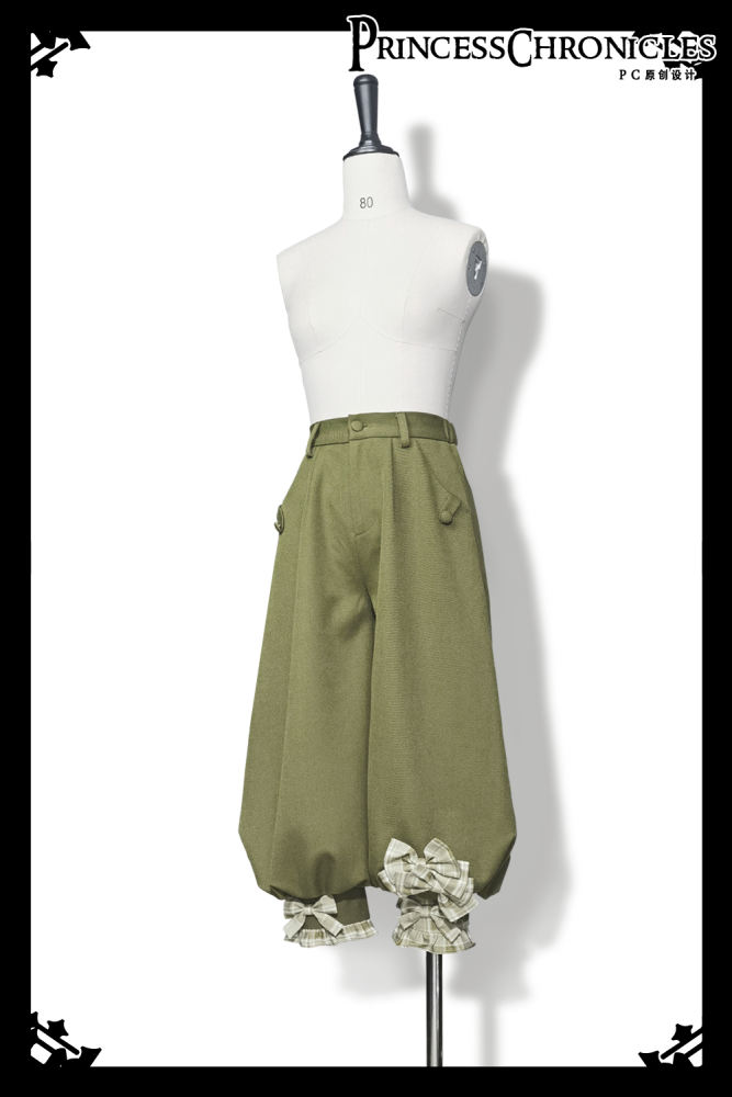 The Secret Morning Post Vest, Pants, Blouse and Hat - Matcha Ouji Fashion