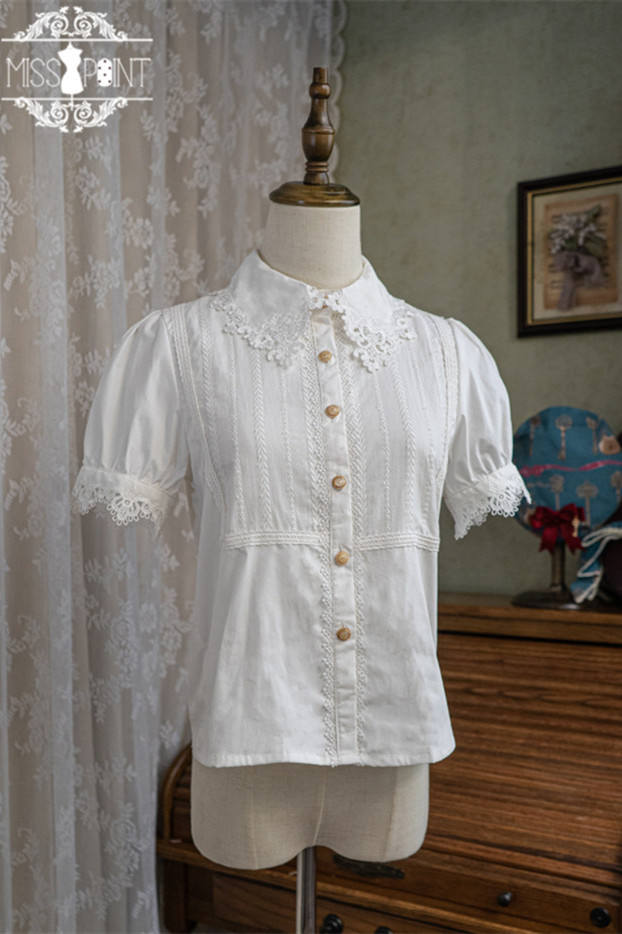 Miss Point Antique Key Classic Lolita Blouse