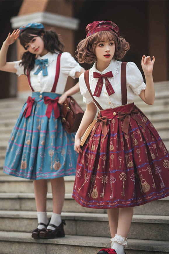 Miss Point Antique Key Classic Lolita Skirt