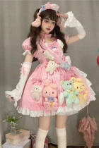 Doll Party Sweet Lolita Dress Size M - In Stock