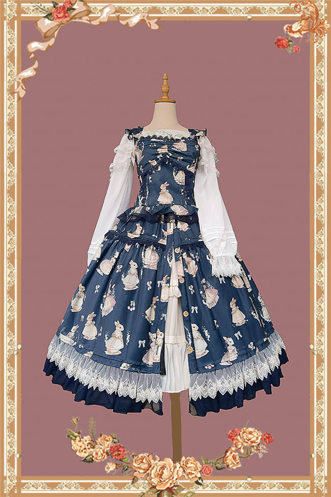 Infanta Miss Rabbit Lolita Top and Skirt