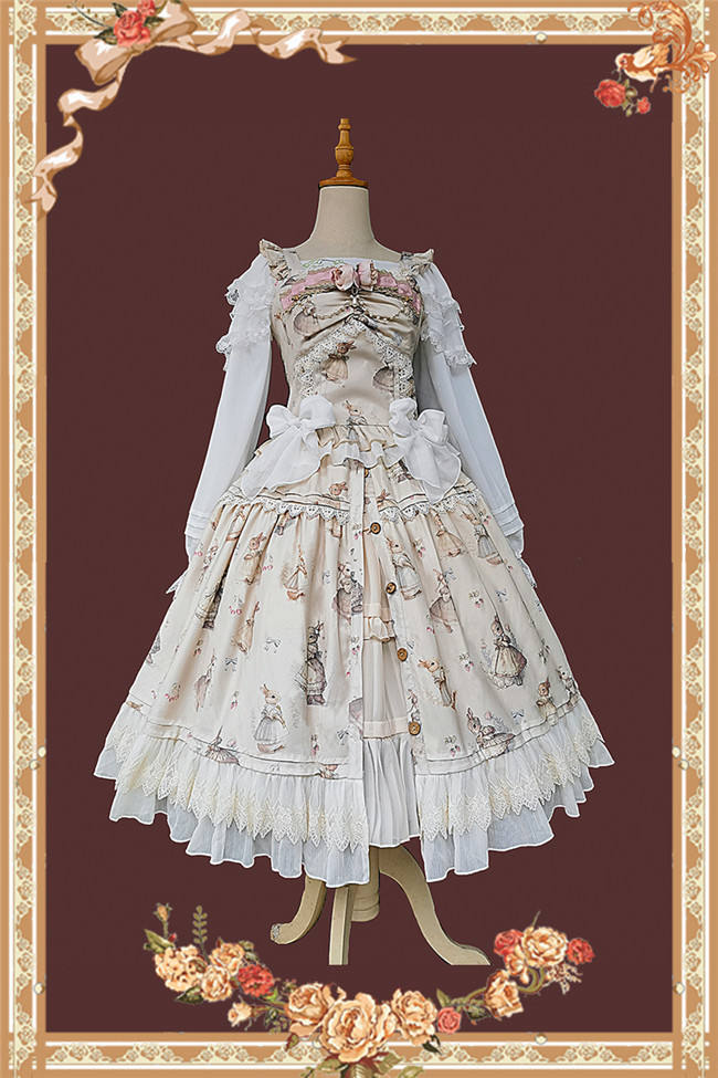 Infanta Miss Rabbit Lolita Top and Skirt