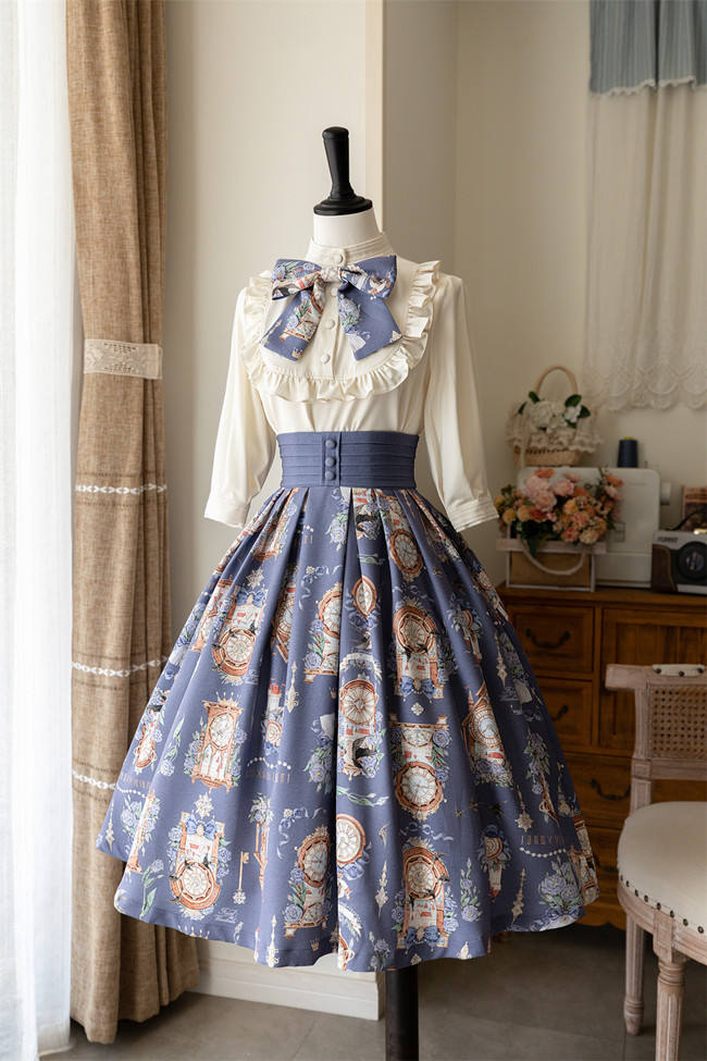 Forest Wardrobe Eternal Echo Classic Lolita Skirt and Blouse