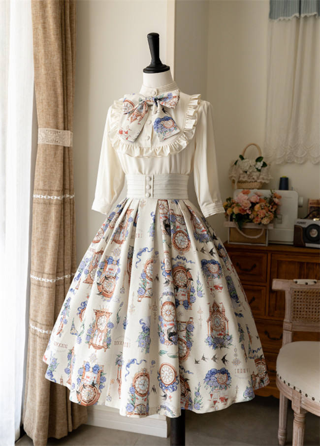 Forest Wardrobe Eternal Echo Classic Lolita Skirt and Blouse
