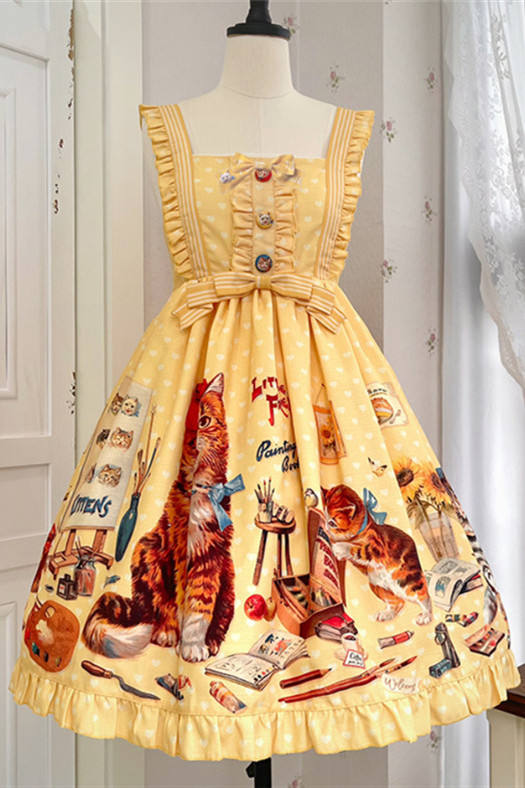 Kitten Theme Sweet Lolita Dress