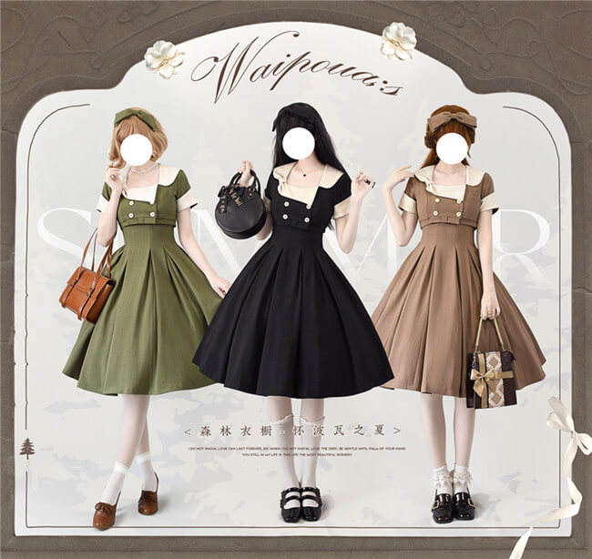 Forest Wardrobe The Summer of Waibowa Classic Lolita Dress and Coat