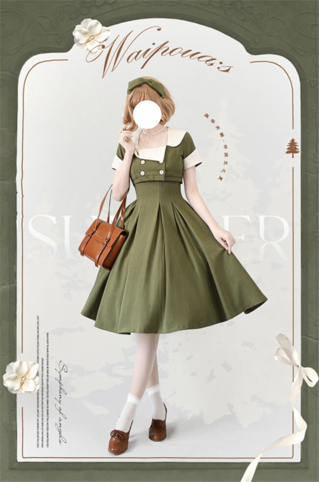 Forest Wardrobe ワイポウアの夏 ノースリーブOP ロリータ