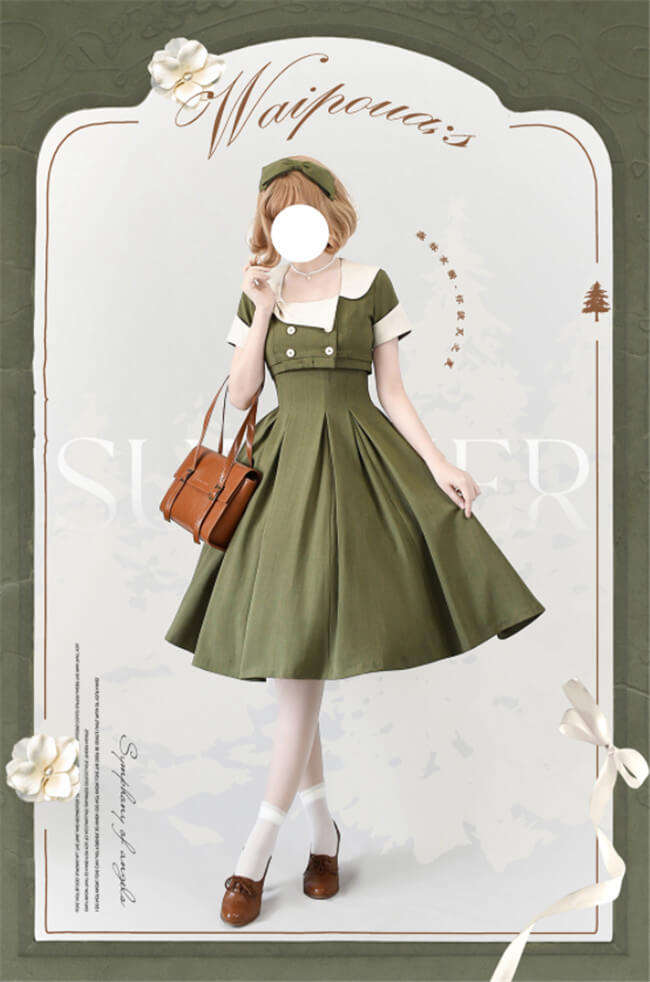 Forest Wardrobe The Summer of Waibowa Classic Lolita Dress and Coat