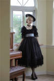 Farewell Rococo Black Lolita Dress