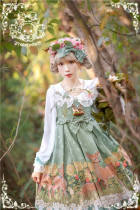 Starry Night Lolita Sweet Green Lolita Skirt/Jumper