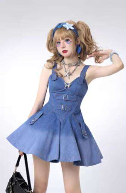 Summer Butterfly Project Jeans Dress and Sets