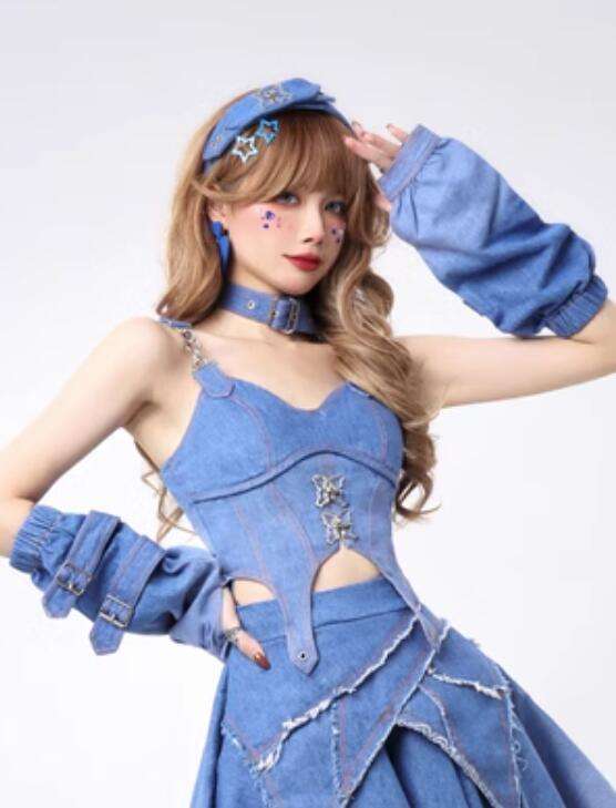 Summer Butterfly Project Jeans Dress and Sets