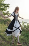 Withpuji To Liesje Bavarian Rose Embroidery Lolita Dress
