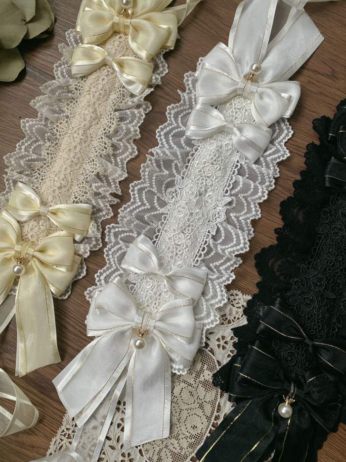 Sweet Dreamer Beige*Off-white Lolita Headband 6 Colors