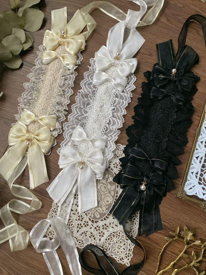 Sweet Dreamer Beige*Off-white Lolita Headband 6 Colors