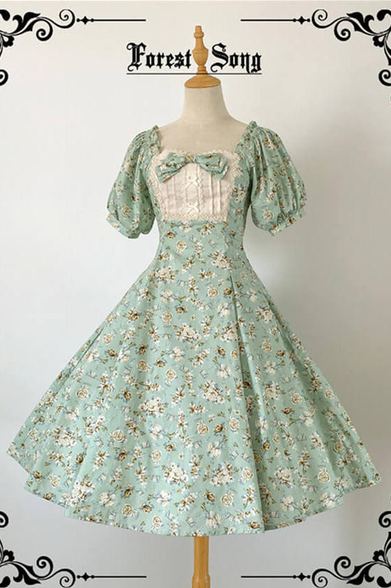 Forest Song Makino Poetry Elegant Lolita Dress