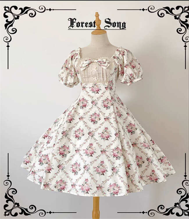 Forest Song Makino Poetry Elegant Lolita Dress