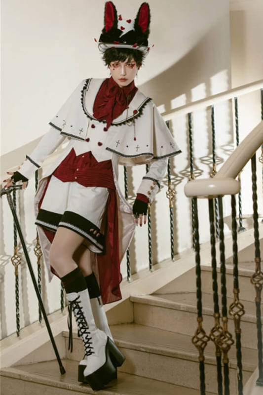 Immortal Thorn Duke Rabbit Ouji Lolita Coat and Pants