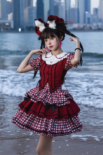 Withpuji The Adventure of Dorothy Lolita Top and Skirt