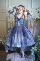 Nine Ode ~The Night Snow of Northern Country Elegant Lolita Dresses - In Stock
