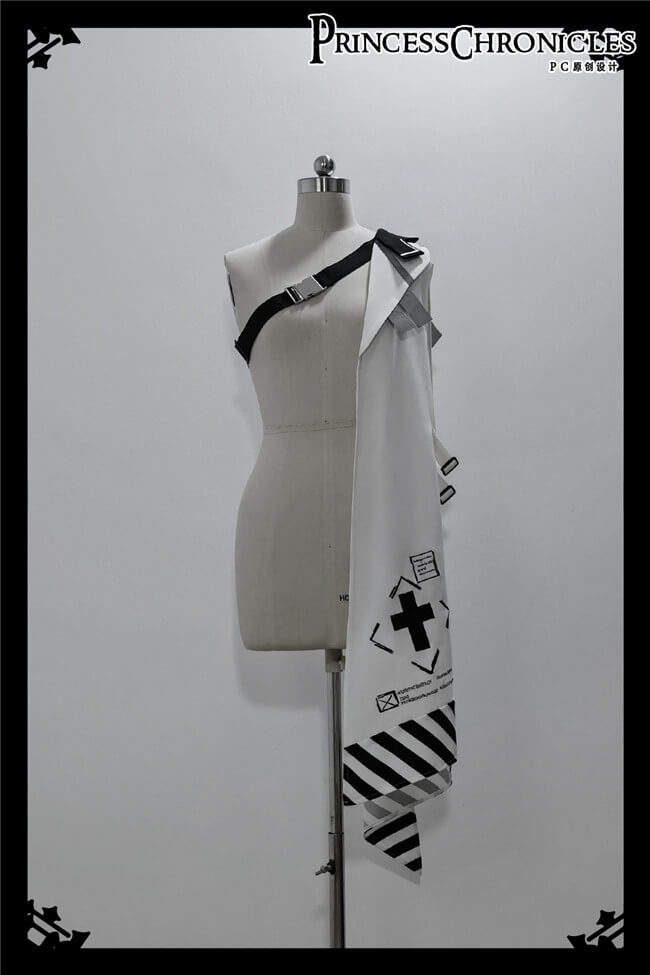 Princess Chronicles Hai Ku Ao Shi Blouse, Skirt and Single-shoulder Cape Ouji Fashion