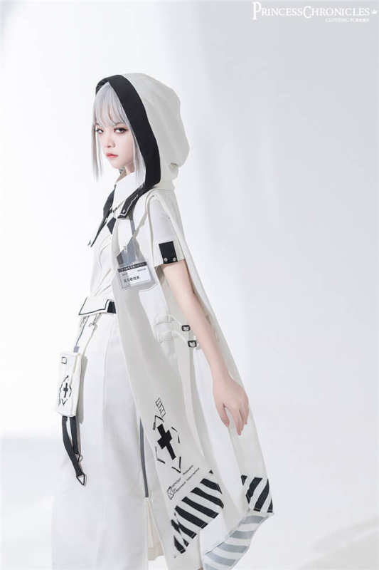 Princess Chronicles Hai Ku Ao Shi Blouse, Skirt and Single-shoulder Cape Ouji Fashion