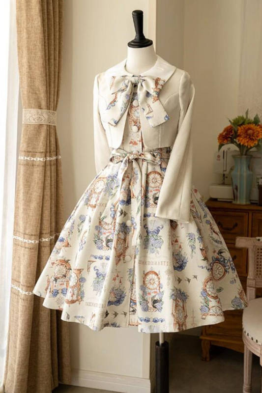 Forest Wardrobe Eternal Echo Classic Lolita Dress and Coat