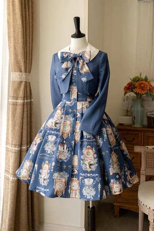 Forest Wardrobe Eternal Echo Classic Lolita Dress and Coat