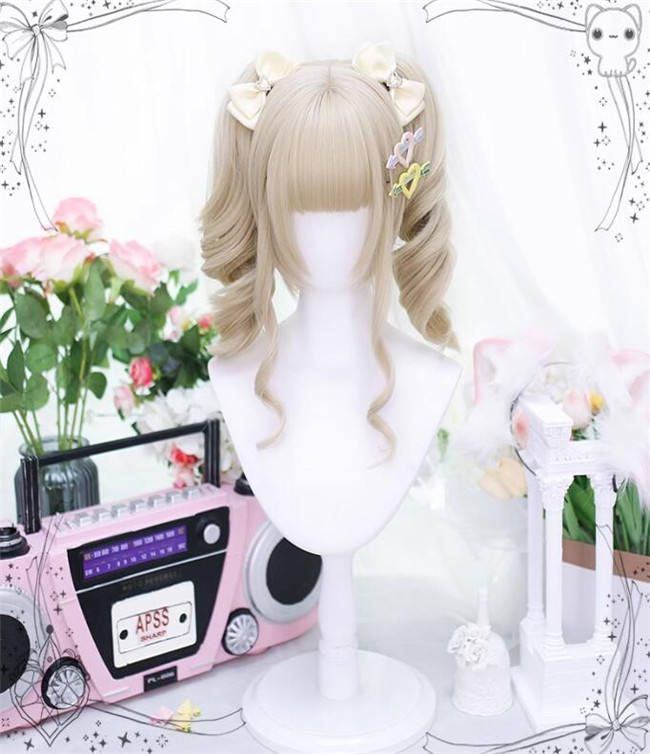 Dalao Home Coconut Milk Lolita Wig