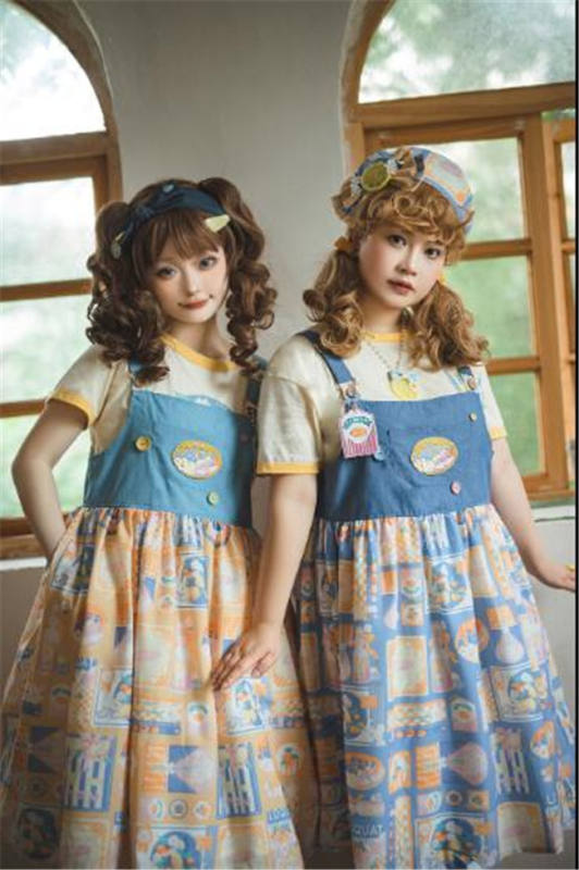 Miss Point Loquat Sweet Lolita Salopette