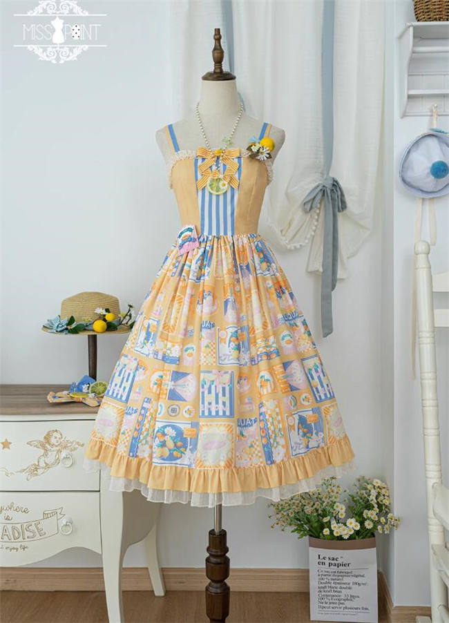 Miss Point Loquat Sweet Lolita Jumper Dress