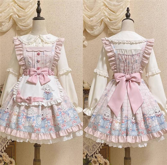 Bedtime Story Sweet Lolita Dress, Apron and Blouse