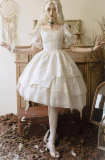 Urtto Wandering Snow White Classic Lolita Dress and Corset