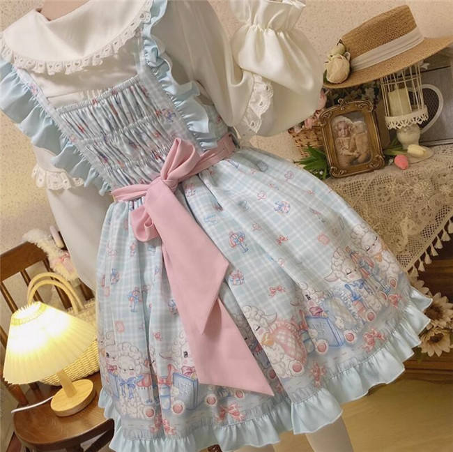 Bedtime Story Sweet Lolita Dress, Apron and Blouse