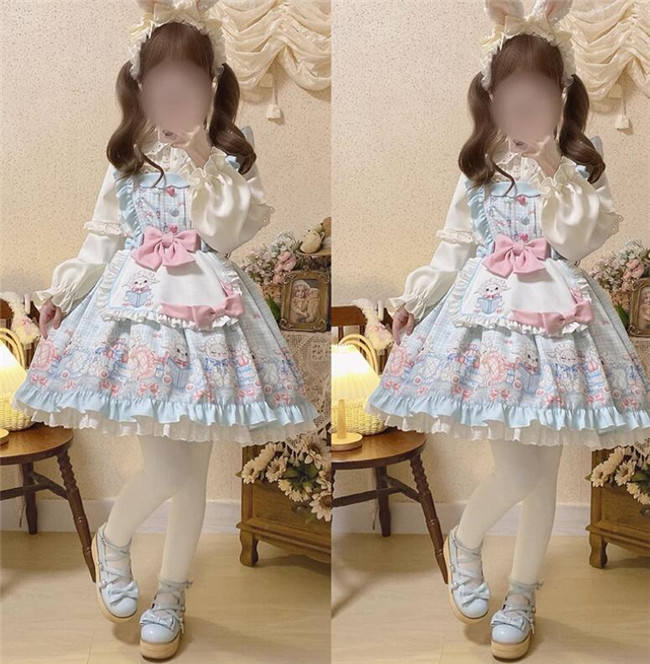 Bedtime Story Sweet Lolita Dress, Apron and Blouse